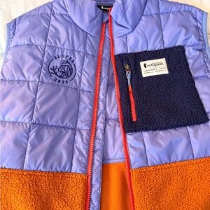 Cotopaxi Kids' Vest in Purple and Orange